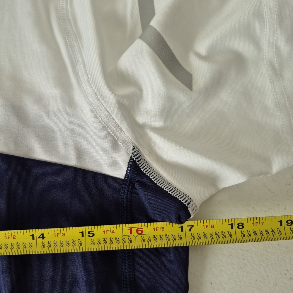 Mizuno Volleball‎ Shirt Womens Small Navy/White Drylite Short Sleeve NEW - Picture 7 of 11